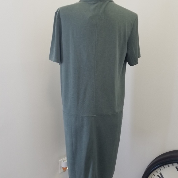 Green popover shirtdress by First Love - Picture 5 of 6